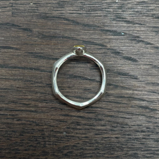 slim voider ring with CZ *SAMPLE SALE*