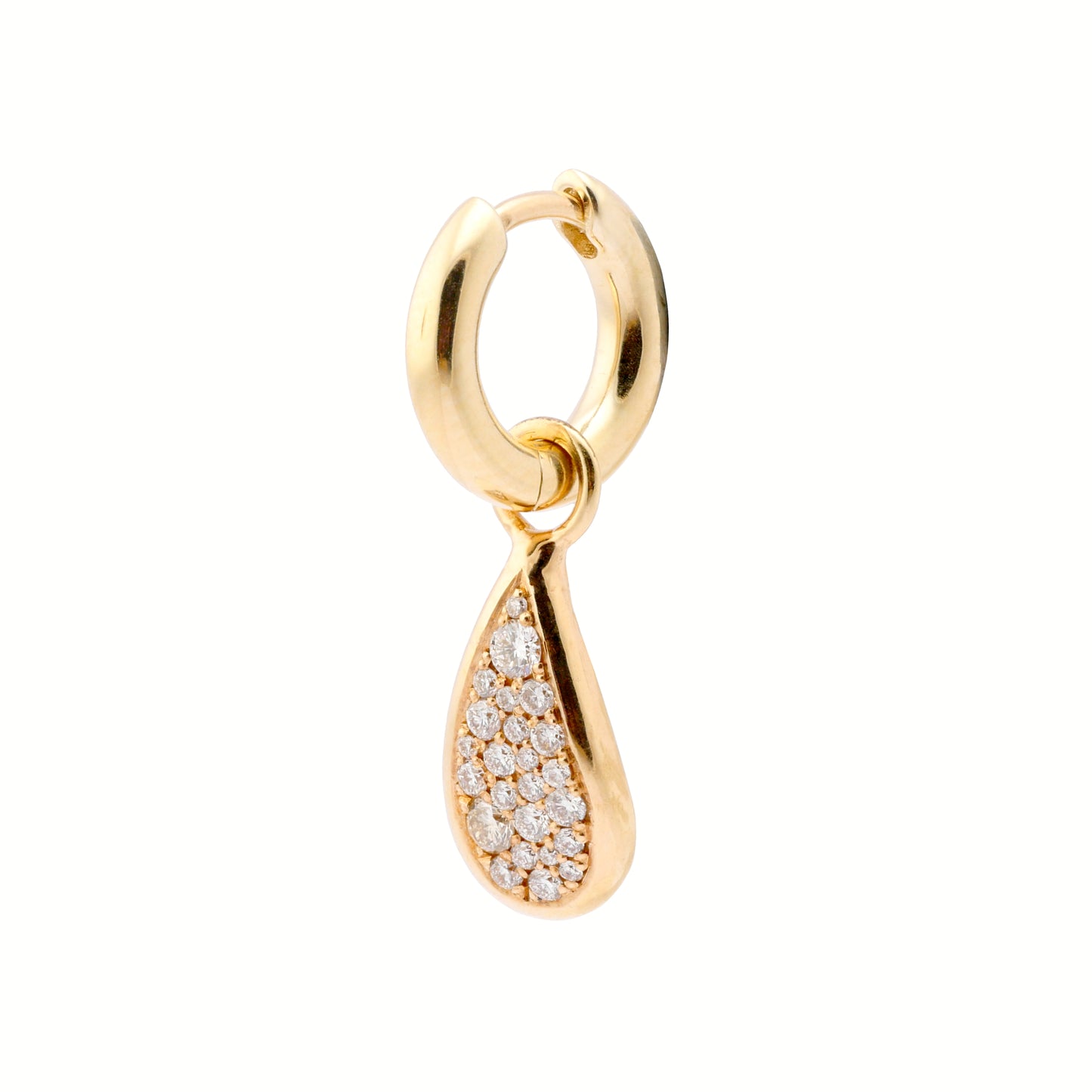 Diamond Tear Earring Drop