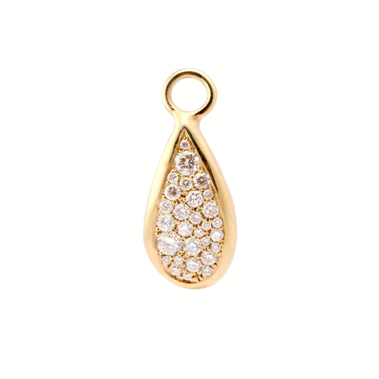 Diamond Tear Earring Drop